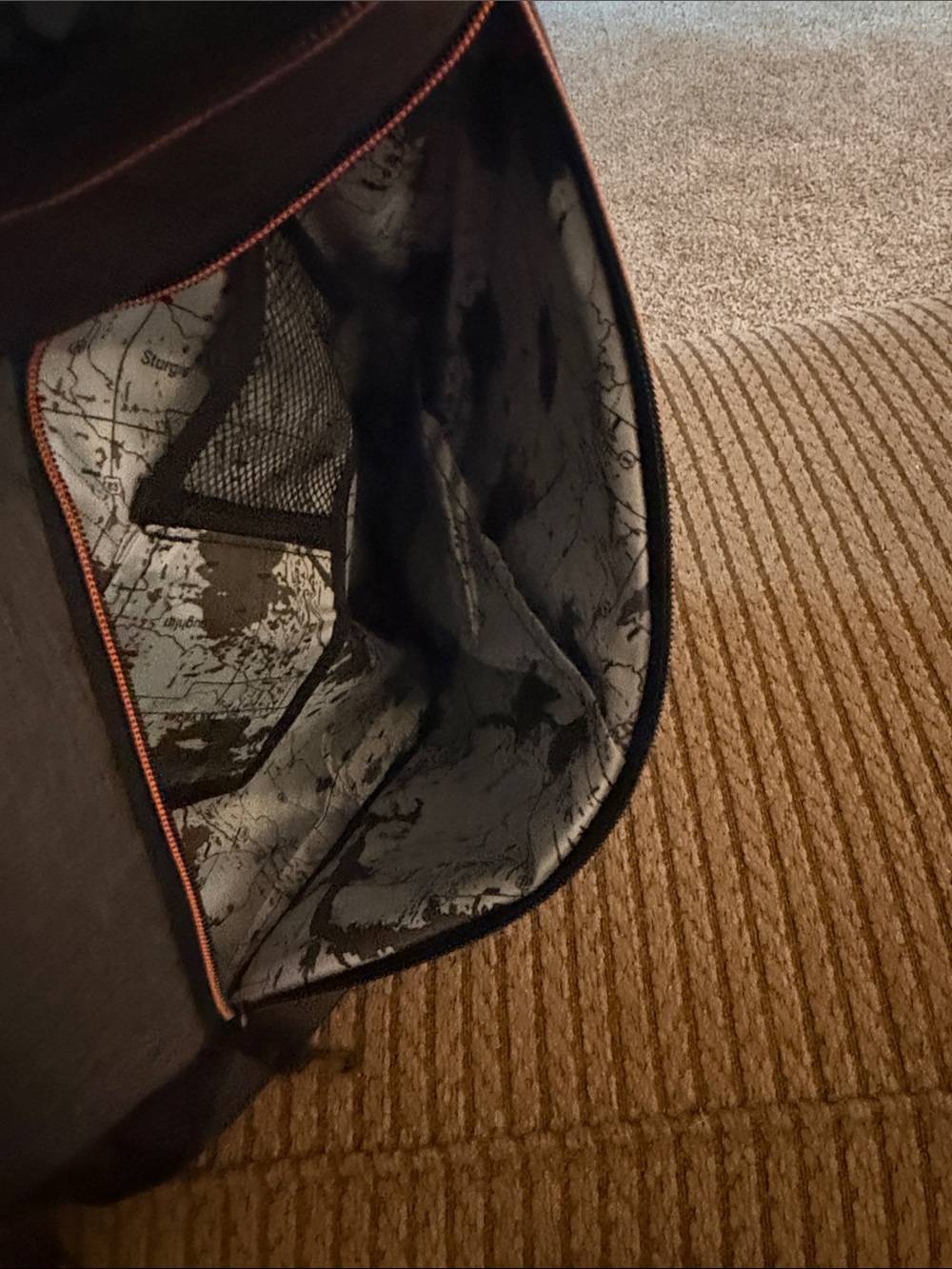 Harley-Davidson Gray Sling Backpack with Orange Trim - Picture 9 of 9